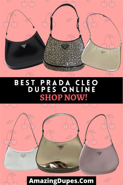 prada brooch dupe|prada cleo bags dupe.